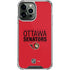 NHL Ottawa Senators Lineup iPhone 14 Pro Max Clear Case