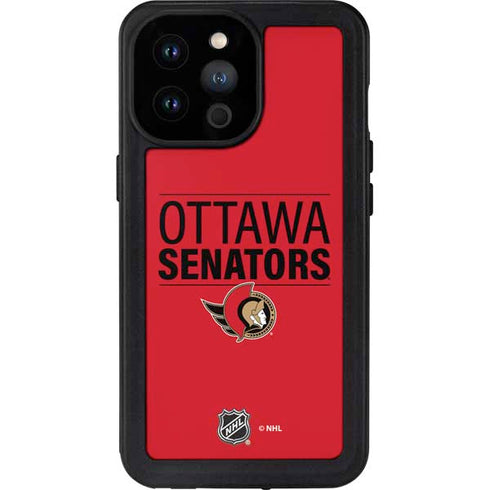 NHL Ottawa Senators Lineup iPhone 14 Pro Max Waterproof Case