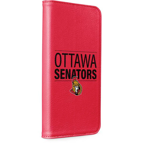 NHL Ottawa Senators Lineup iPhone 15 Plus Folio Case