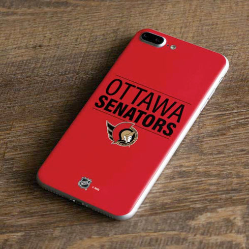 NHL Ottawa Senators Lineup iPhone 8 Plus Skin