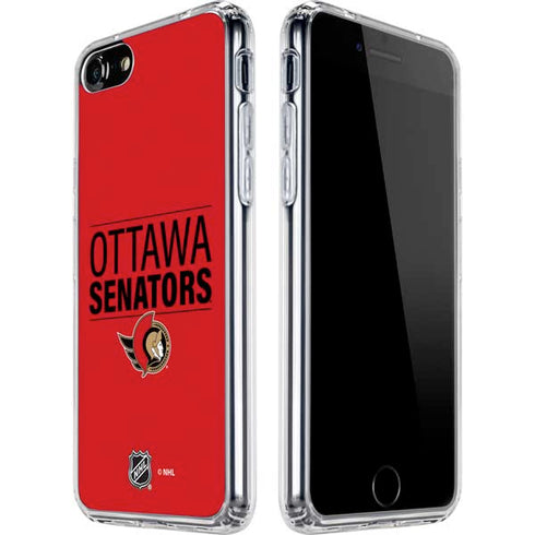 NHL Ottawa Senators Lineup iPhone SE (2nd & 3rd Gen) Clear Case