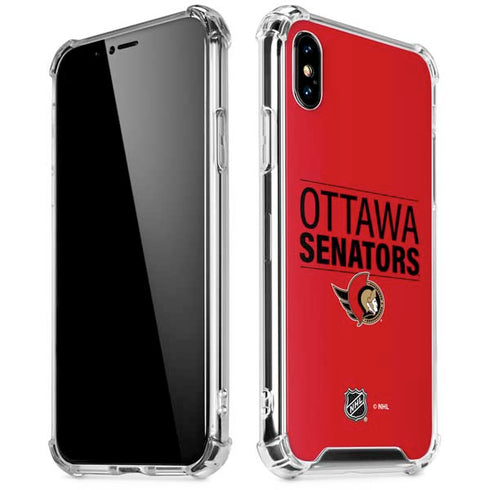NHL Ottawa Senators Lineup iPhone XS Max Clear Case