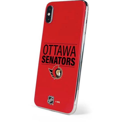 NHL Ottawa Senators Lineup iPhone XS Skin