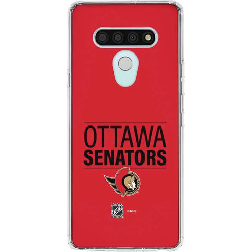 NHL Ottawa Senators Lineup LG Stylo 6 Clear Case