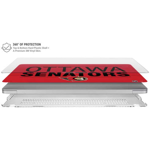 NHL Ottawa Senators Lineup MacBook Air 15in (2023-2025) Case plus Skin