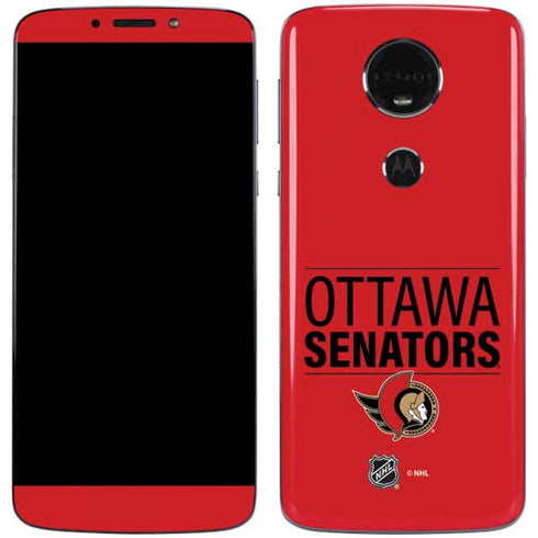 NHL Ottawa Senators Lineup Moto E5 Plus Skin