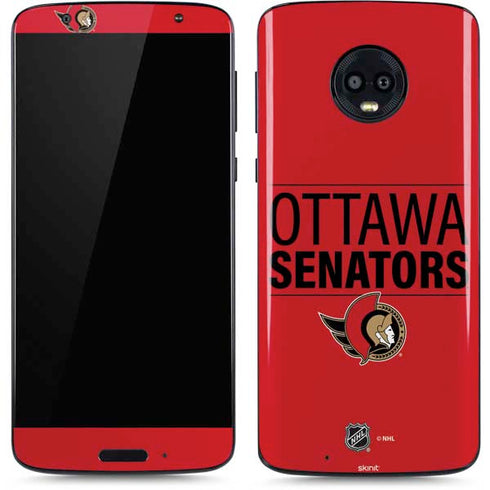 NHL Ottawa Senators Lineup Moto G6 Skin