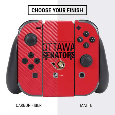 NHL Ottawa Senators Lineup Nintendo Switch Bundle Skin