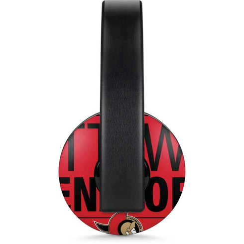 NHL Ottawa Senators Lineup PlayStation 4 Gold Wireless Headset Skin