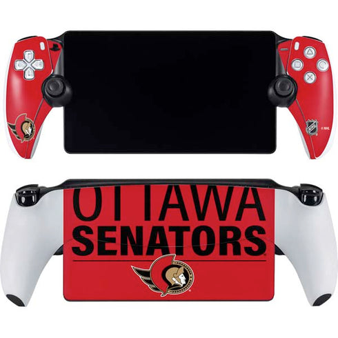NHL Ottawa Senators Lineup PlayStation Portal Remote Player Skin
