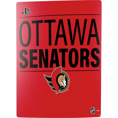 NHL Ottawa Senators Lineup PS5 Console Skin