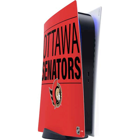 NHL Ottawa Senators Lineup PS5 Digital Edition Console Skin