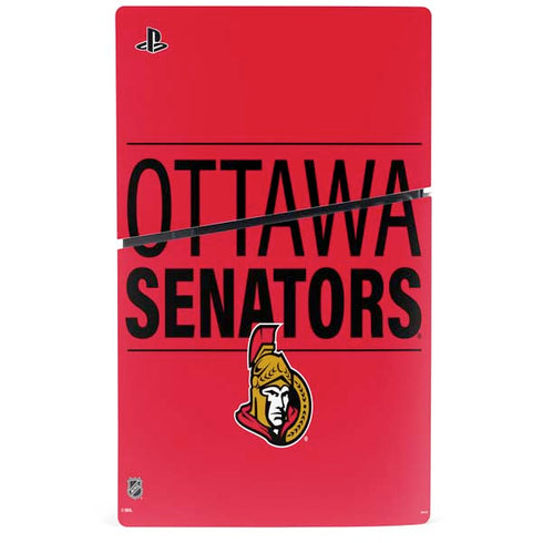 NHL Ottawa Senators Lineup PS5 Slim Disk Console Skin