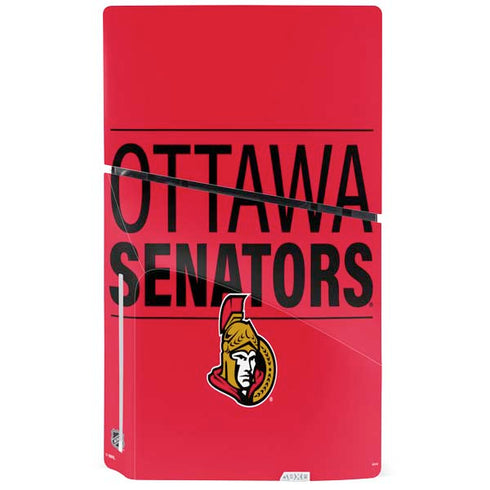 NHL Ottawa Senators Lineup PS5 Slim Disk Console Skin