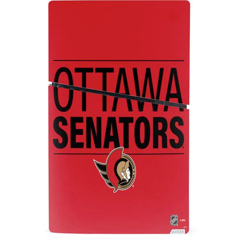 NHL Ottawa Senators Lineup PS5 Slim Digital Edition Console Skin
