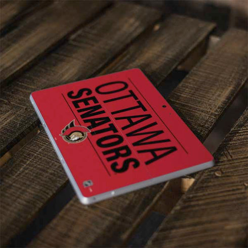 NHL Ottawa Senators Lineup Surface Go Skin