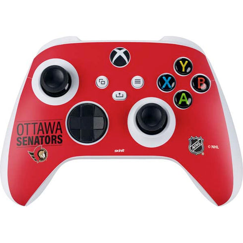 NHL Ottawa Senators Lineup Xbox Series S Controller Skin