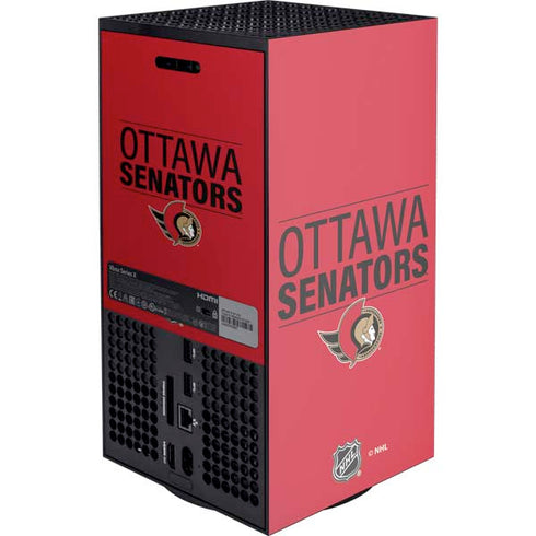 NHL Ottawa Senators Lineup Xbox Series X Console Skin
