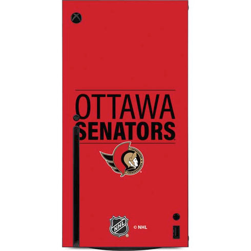 NHL Ottawa Senators Lineup Xbox Series X Console Skin