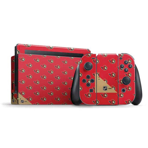 NHL Ottawa Senators Pattern Nintendo Skins
