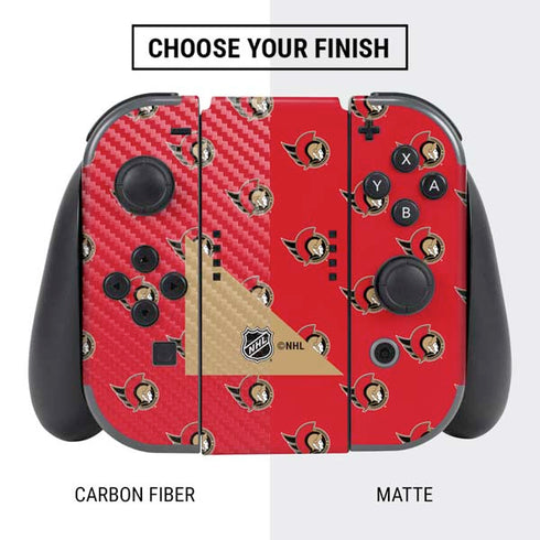 NHL Ottawa Senators Pattern Nintendo Skins