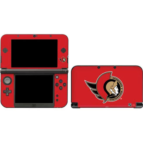 NHL Ottawa Senators Solid Background 3DS XL 2015 Skin