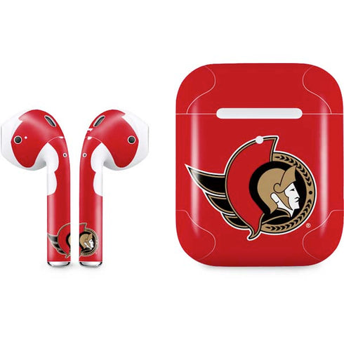 NHL Ottawa Senators Solid Background Apple AirPods 2 Skin