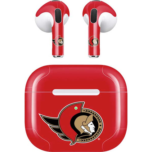 NHL Ottawa Senators Solid Background Apple AirPods (3rd Gen 2021) Skin