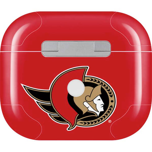 NHL Ottawa Senators Solid Background Apple AirPods (3rd Gen 2021) Skin