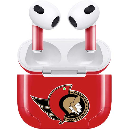 NHL Ottawa Senators Solid Background Apple AirPods (3rd Gen 2021) Skin