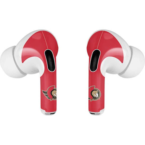 NHL Ottawa Senators Solid Background Apple AirPods Pro Skin