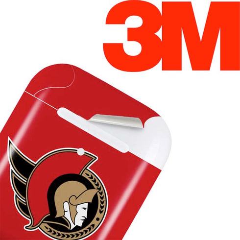 NHL Ottawa Senators Solid Background Apple AirPods Skin