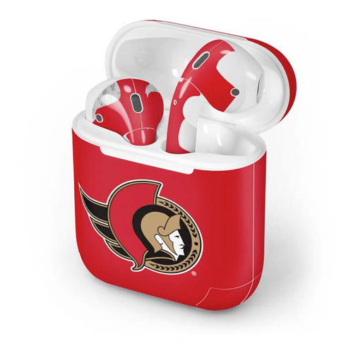 NHL Ottawa Senators Solid Background Apple AirPods Skin