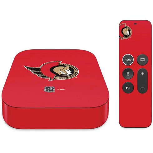 NHL Ottawa Senators Solid Background Apple TV Skin