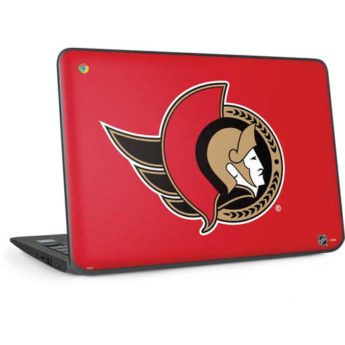 NHL Ottawa Senators Solid Background HP Chromebook Skin