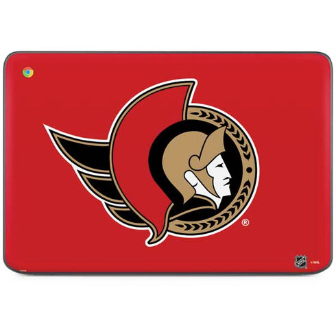 NHL Ottawa Senators Solid Background HP Chromebook Skin