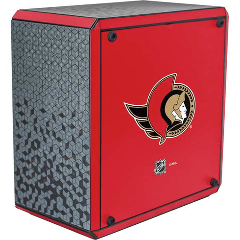 NHL Ottawa Senators Solid Background Cooler Master MasterBox Q300L Mini Tower Skin