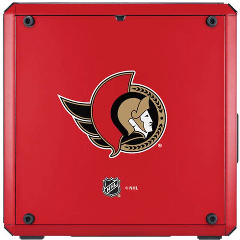NHL Ottawa Senators Solid Background Cooler Master MasterBox Q300L Mini Tower Skin