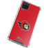 NHL Ottawa Senators Solid Background Galaxy A12 Clear Case