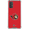 NHL Ottawa Senators Solid Background Galaxy A32 5G Clear Case