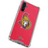 NHL Ottawa Senators Solid Background Galaxy A54 5G Clear Case