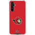 NHL Ottawa Senators Solid Background Galaxy A54 5G Clear Case