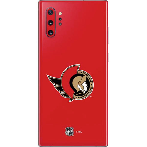 NHL Ottawa Senators Solid Background Galaxy Note 10 Plus Skin