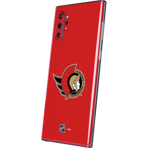NHL Ottawa Senators Solid Background Galaxy Note 10 Plus Skin