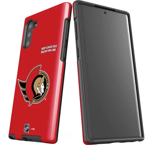 NHL Ottawa Senators Solid Background Galaxy Note 10 Pro Case