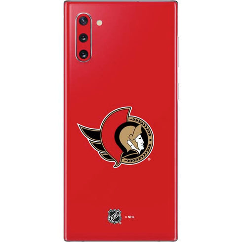 NHL Ottawa Senators Solid Background Galaxy Note 10 Skin