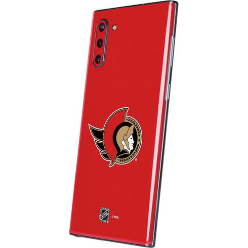NHL Ottawa Senators Solid Background Galaxy Note 10 Skin