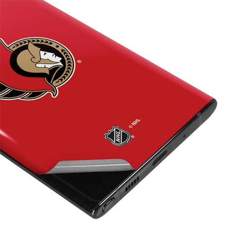 NHL Ottawa Senators Solid Background Galaxy Note 10 Skin
