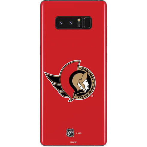 NHL Ottawa Senators Solid Background Galaxy Note 8 Skin