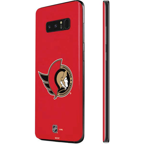 NHL Ottawa Senators Solid Background Galaxy Note 8 Skin